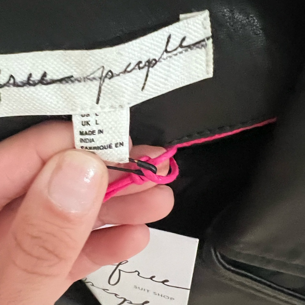 Free People "Modern Chemistry" Leather Jacket - Picture 6 of 8